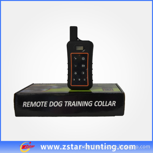 New Style Wholesale Waterproof Remote Shock Camping Dog Collar GPS with LCD on and 10 Levels Shock (ZSTC0004)